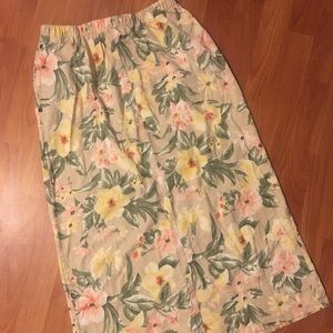 Vintage Floral Skirt